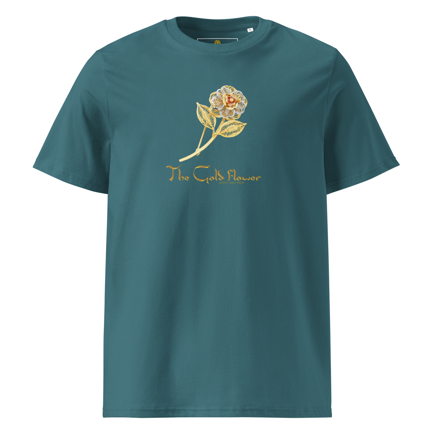 Golf Flower Unisex Organic Cotton T-Shirt