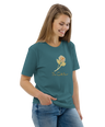 Golf Flower Unisex Organic Cotton T-Shirt