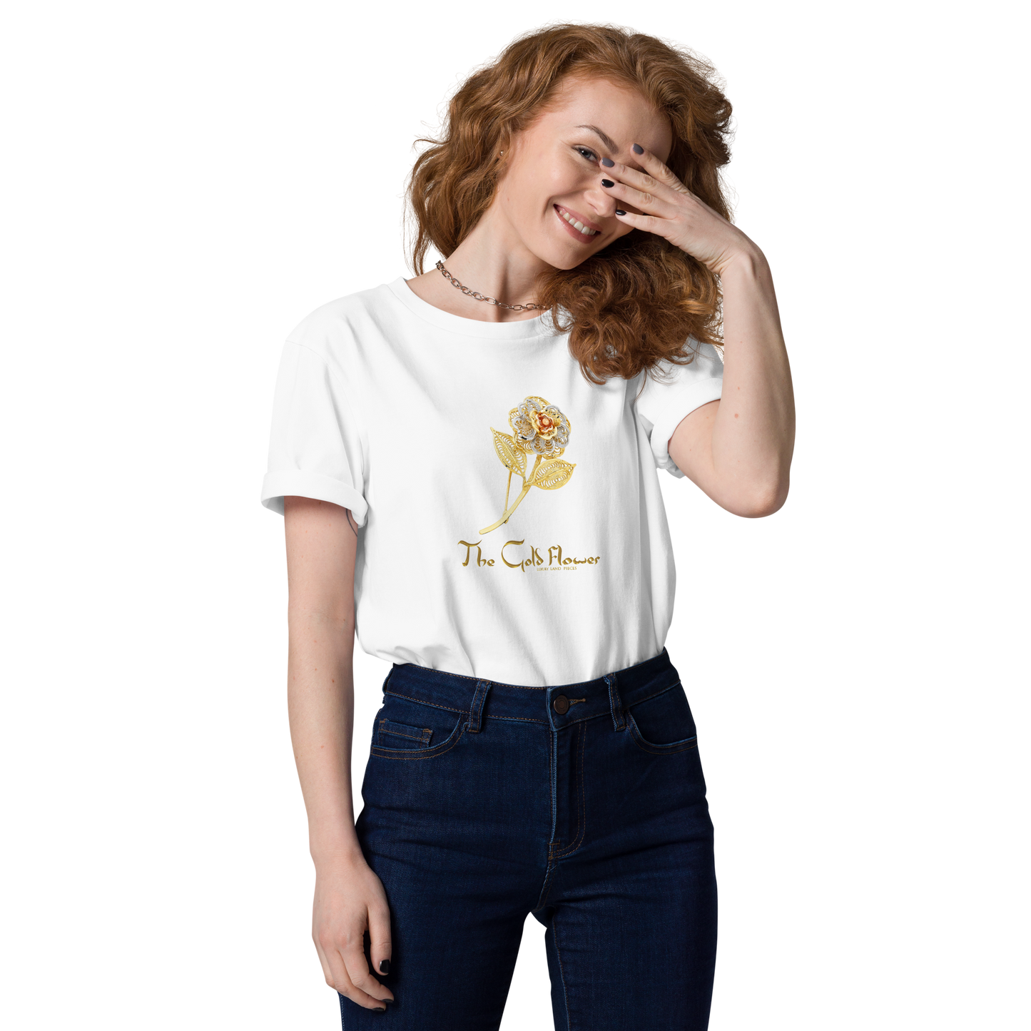 Golf Flower Unisex Organic Cotton T-Shirt
