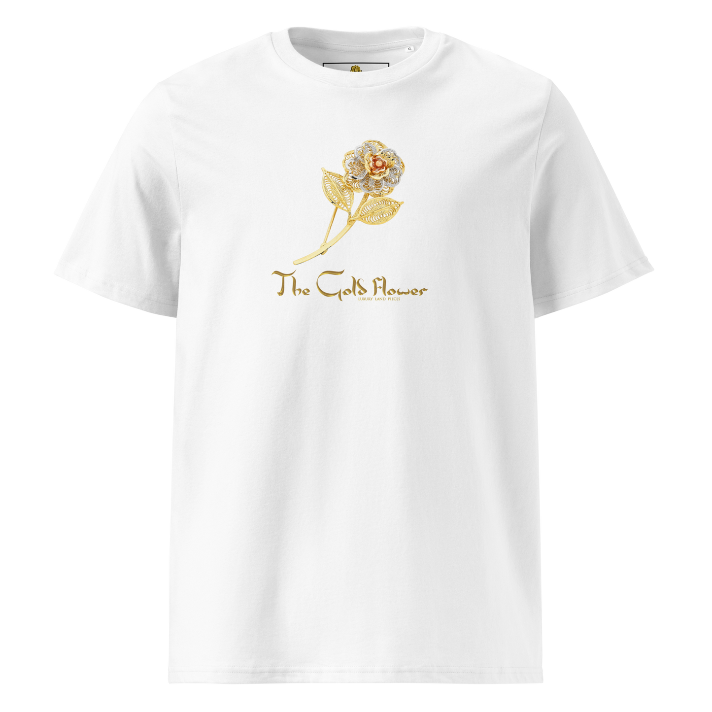 Golf Flower Unisex Organic Cotton T-Shirt