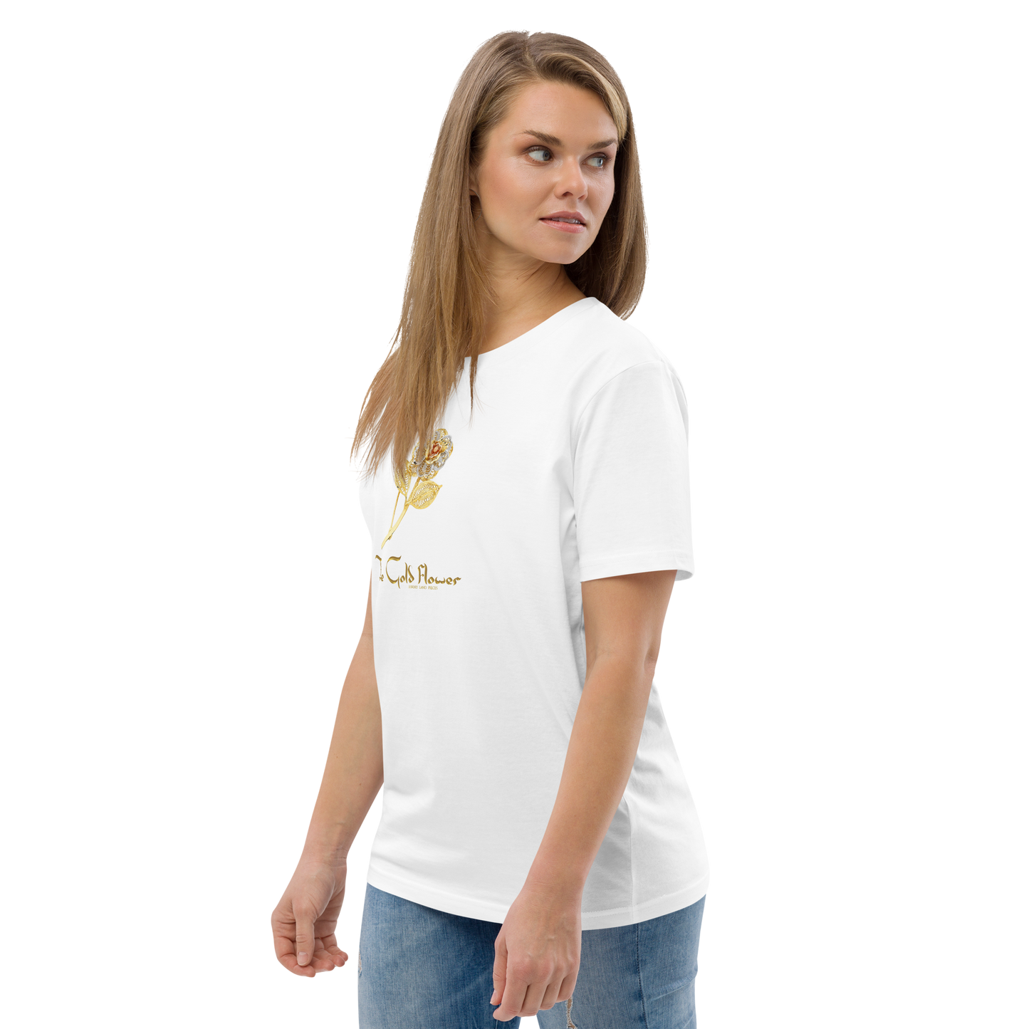 Golf Flower Unisex Organic Cotton T-Shirt