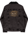 Lion Head Unisex Sherpa Jacket - Graphartixry