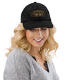Lion Head Corduroy Cap - Graphartixry - baseball cap, unisex pullover hoodie, graphic tees, long hooded sweatshirt, eco friendly bomber jacket, unisex denim jacket, Crossbody Bag, hard case for iPhone, rubber case for airpods, case for Samsung -  Graphartixry