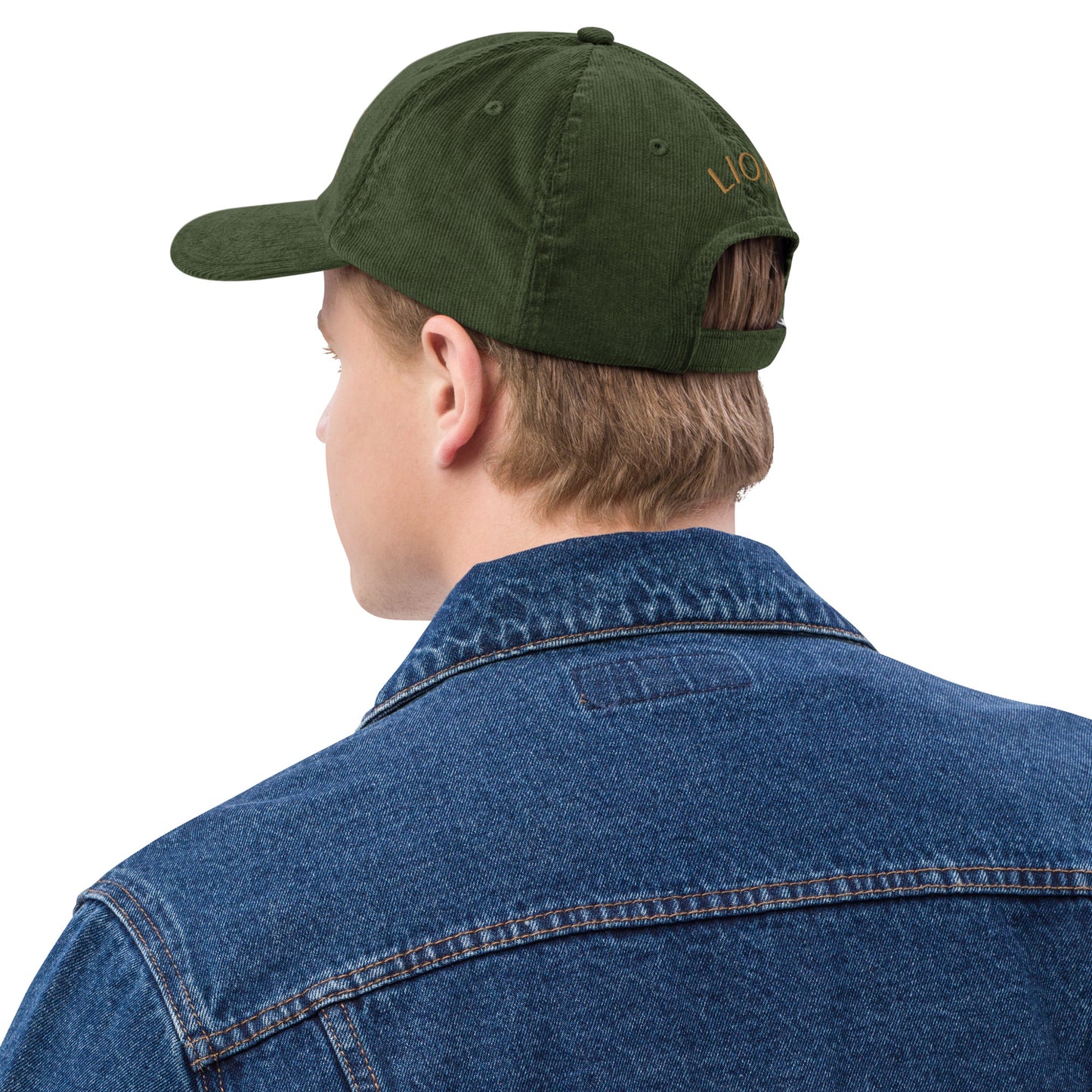 Lion Head Corduroy Cap - Graphartixry - baseball cap, unisex pullover hoodie, graphic tees, long hooded sweatshirt, eco friendly bomber jacket, unisex denim jacket, Crossbody Bag, hard case for iPhone, rubber case for airpods, case for Samsung -  Graphartixry
