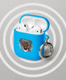 Rubber case for AirPods® Lion head - Graphartixry - baseball cap, unisex pullover hoodie, graphic tees, long hooded sweatshirt, eco friendly bomber jacket, unisex denim jacket, Crossbody Bag, hard case for iPhone, rubber case for airpods, case for Samsung -  Graphartixry