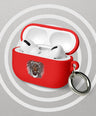 Rubber case for AirPods® Lion head - Graphartixry - baseball cap, unisex pullover hoodie, graphic tees, long hooded sweatshirt, eco friendly bomber jacket, unisex denim jacket, Crossbody Bag, hard case for iPhone, rubber case for airpods, case for Samsung -  Graphartixry