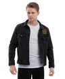 Lion Head Unisex Denim Jacket - Graphartixry - baseball cap, unisex pullover hoodie, graphic tees, long hooded sweatshirt, eco friendly bomber jacket, unisex denim jacket, Crossbody Bag, hard case for iPhone, rubber case for airpods, case for Samsung -  Graphartixry