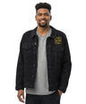 Lion Head Unisex Denim Jacket - Graphartixry - baseball cap, unisex pullover hoodie, graphic tees, long hooded sweatshirt, eco friendly bomber jacket, unisex denim jacket, Crossbody Bag, hard case for iPhone, rubber case for airpods, case for Samsung -  Graphartixry