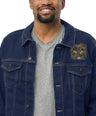Lion Head Unisex Denim Jacket - Graphartixry - baseball cap, unisex pullover hoodie, graphic tees, long hooded sweatshirt, eco friendly bomber jacket, unisex denim jacket, Crossbody Bag, hard case for iPhone, rubber case for airpods, case for Samsung -  Graphartixry